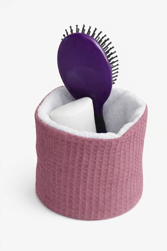 Magenta Puff Cosmetic Organizer