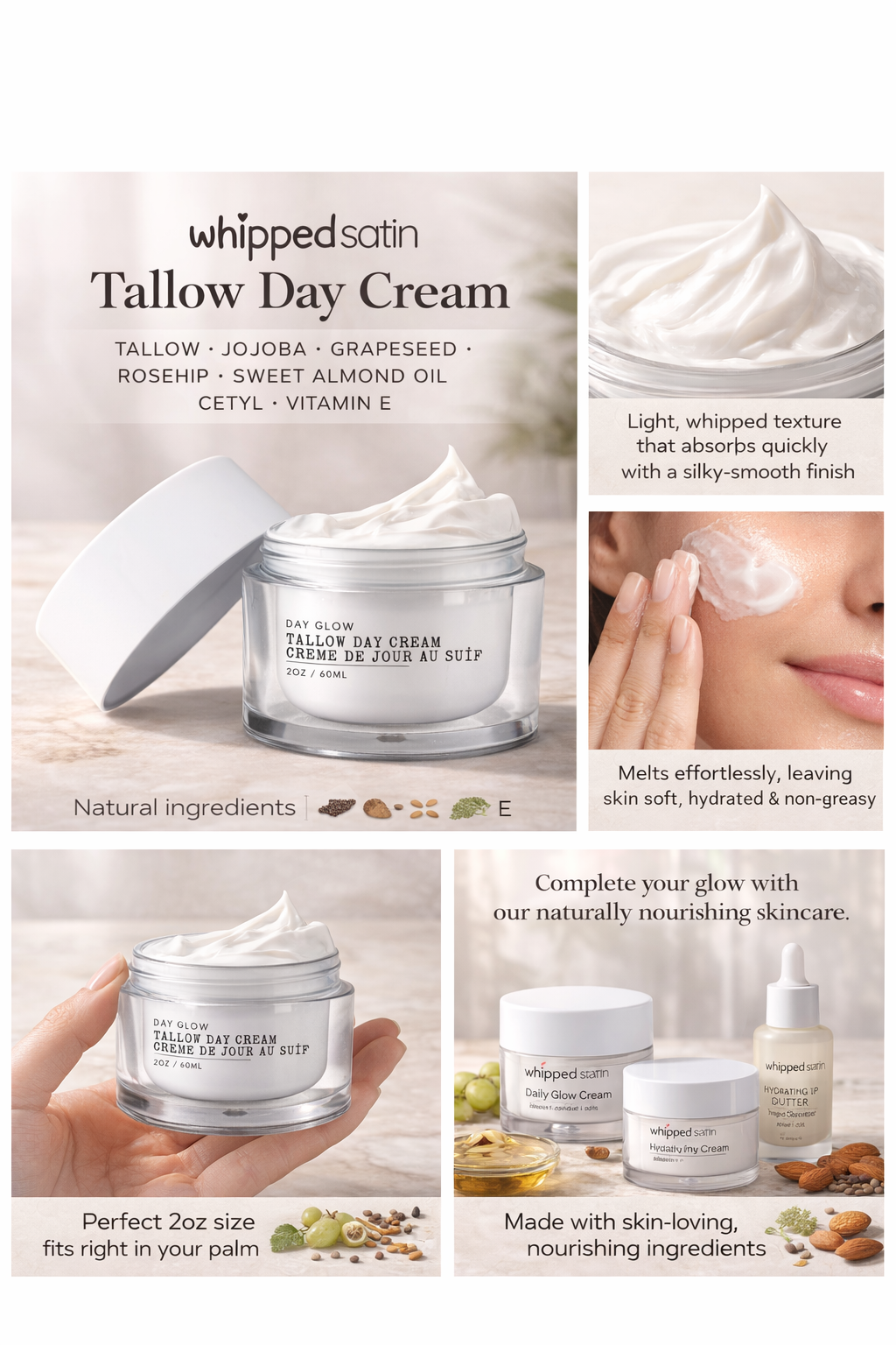 Tallow Day Glow Cream